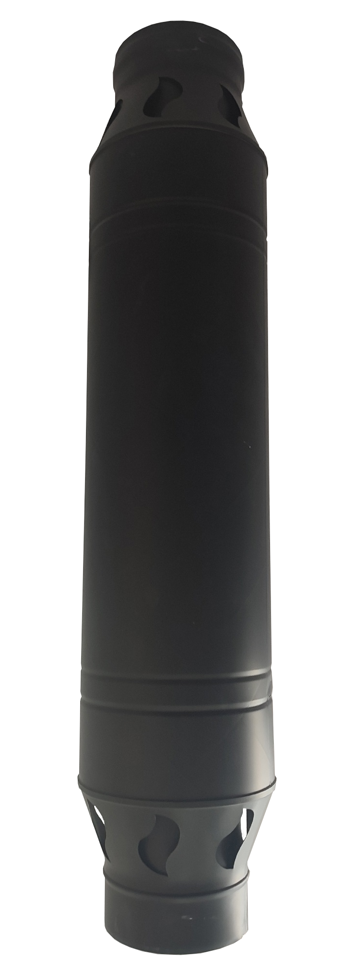 конвектор трубный l1000 ктр-р 430-0,8, d150/150 (ral черная термостойкая эмаль) картинка анонса te-plo.ru