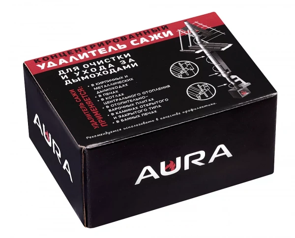 удалитель сажи aura (коробка 400г)*10 картинка анонса te-plo.ru