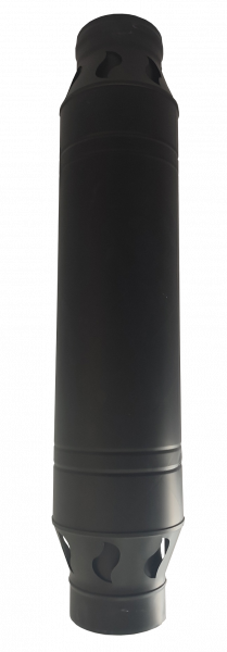 конвектор трубный l1000 ктр-р 430-0,8, d150/150 (ral черная термостойкая эмаль) картинка анонса te-plo.ru