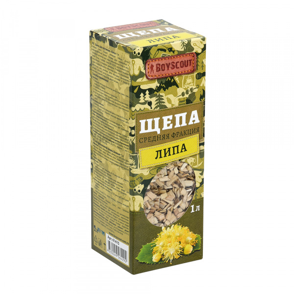щепа для копчения "липа" 1 л.boyscout картинка анонса te-plo.ru